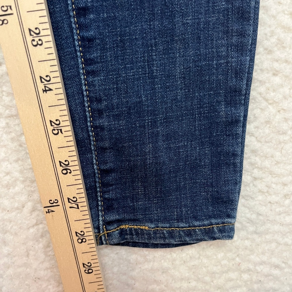 Levi Strauss Jeans Womens 24 Blue 721 High Rise Skinny Dark Wash Stretch Denim - Picture 3 of 11